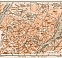Copenhagen (Kjöbenhavn, København) central part map, 1931