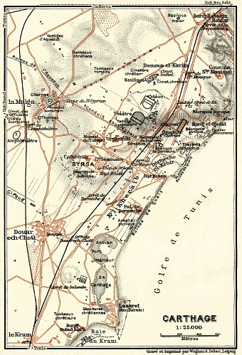 Carthage city map, 1909