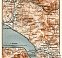 Sestri Levante and environs map, 1913
