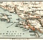 Ragusa (Dubrovnik) environs map, 1929