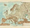 Physical Map of Europe, 1905