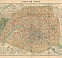 Paris city map, 1904