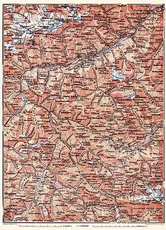 Basse-Engadine map, 1897