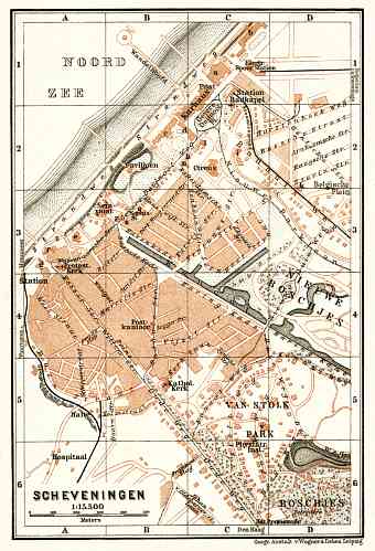 Scheveningen town plan, 1909