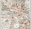 Lausanne city map, 1909