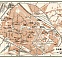 Cambrai city map, 1913