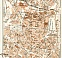 Montpellier city map, 1902