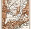 Riva - Arco and Gardone Riviera region map, 1913