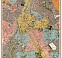 Brussels (Brussel, Bruxelles) and environs map, 1922