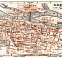 Regensburg city map, 1906