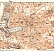 Marseille city map, 1900