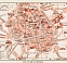 Aix-en-Provence city map, 1913