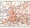 Teplitz (Teplice) city map, 1910