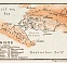 Knidos (Κνίδος, Cnidus), ancient site map, 1914