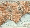 Salerno to Amalfi district map, 1929