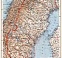 Sweden, north part. General map, 1910