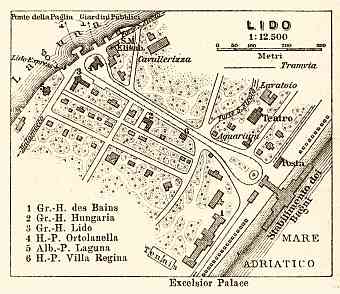 Lido city map, 1908