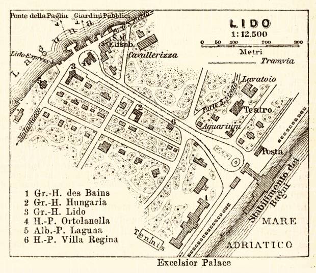 Lido city map, 1908. Use the zooming tool to explore in higher level of detail. Obtain as a quality print or high resolution image