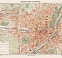 München (Munich) city map, 1910
