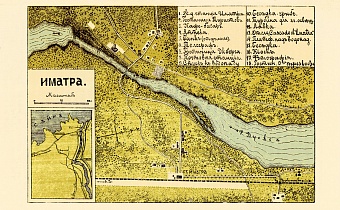 Imatra town plan (in Russian), 1913