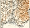 France, southeastern part map, 1902