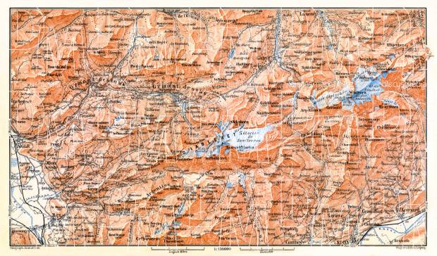 Ormont Valley and environs map, 1897. Use the zooming tool to explore in higher level of detail. Obtain as a quality print or high resolution image