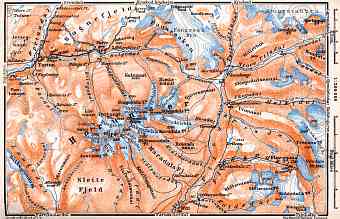 Horung Mountains map, 1910