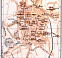 Santiago de Compostela city map, 1929