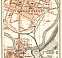 Charleville-Mézières (Mézières-Charleville) city map, 1909