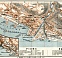 Rijeka and Sušak city map, 1929