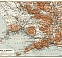 Naples (Napoli) environs general map, 1929