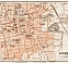 Darmstadt city map, 1909
