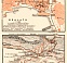 Spalato (Split) town plan. Map of the environs of Spalato, 1929