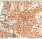 Marseille city map, 1885
