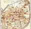 Brügge (Bruges) city map, 1904
