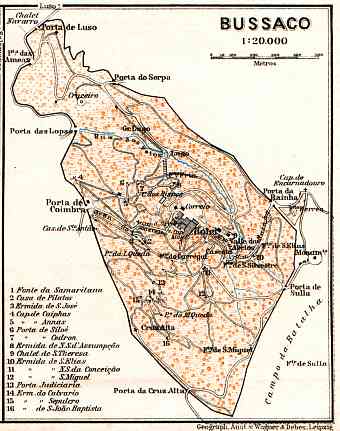 Bussaco town plan, 1929