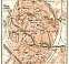 Malines (Mechelen) city map, 1909