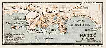 Hangö (Hanko) town plan, 1929