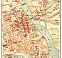 Warsaw (Варшава, Warschau, Warszawa) city and environs map, 1899