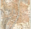 Lyon city map, 1900