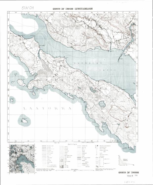 Lunkulansaari Island. Lunkulansaari. Topografikartta 512104. Topographic map from 1940. Use the zooming tool to explore in higher level of detail. Obtain as a quality print or high resolution image