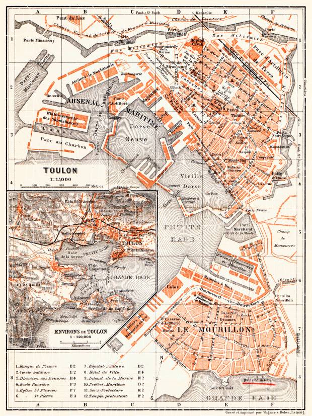 Night City Light Map Toulon