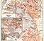 Toulon town plan. Map of the environs of Toulon, 1900