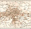 Saint-Étienne city map, 1902
