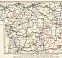 France, southwestern part map (Bordeaux, Nantes, Angers…), 1902