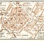 Beaune city map, 1909