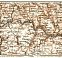 Diekirch, Echternach and their environs map, 1909