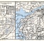 Göteborg (Gothenburg) environs map, 1910
