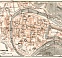 Besançon city map, 1909