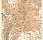 Lyon city map, 1910